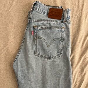 Levi's 501 light blue wash Straight Jeans